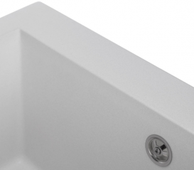 Мойка для кухни Granado Cadiz прямоугольная 41х50 см наногранит white 2305