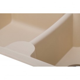 Мийка для кухні Granado Cordoba врізна 78х50 см нанограніт ivory 1204