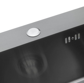 Мийка для кухні Granado Galera 49,8х49,8 см нержавіюча сталь S201 black  GS02201B