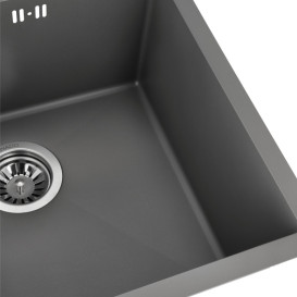 Мойка для кухни Granado Galera 49,8х49,8 см нержавеющая сталь S201 grey textures GS02201GT