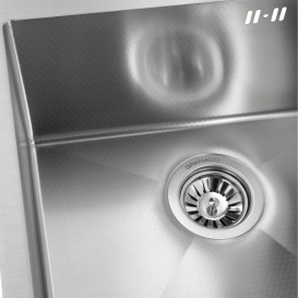 Мийка для кухні Granado Galera 49,8х49,8 см нержавіюча сталь S304 honeycomb GS02304H
