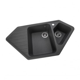 Мийка для кухні Granado Ibiza врізна 97,9х50 см нанограніт grafito 1809