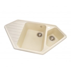 Мийка для кухні Granado Ibiza врізна 97,9х50 см нанограніт ivory 1804