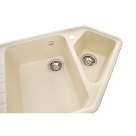 Мийка для кухні Granado Ibiza врізна 97,9х50 см нанограніт ivory 1804