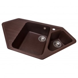 Мийка для кухні Granado Ibiza врізна 97,9х50 см нанограніт marron 1806