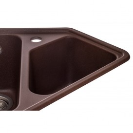Мийка для кухні Granado Ibiza врізна 97,9х50 см нанограніт marron 1806