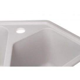 Мойка для кухни Granado Ibiza врезная 97,9х50 см наногранит white 1805