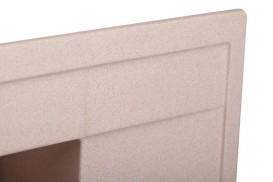 Мийка для кухні Granado Leon врізна 76,5х49 см нанограніт avena 1 002