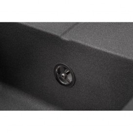 Мойка для кухни Granado Leon врезная 76,5х49 см наногранит grafito 1009