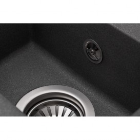 Мойка для кухни Granado Leon врезная 76,5х49 см наногранит grafito 1009