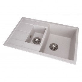 Мийка для кухні Granado Leon врізна 76,5х49 см нанограніт gris 1008