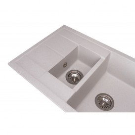 Мийка для кухні Granado Leon врізна 76,5х49 см нанограніт gris 1008