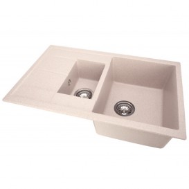 Мойка для кухни Granado Leon врезная 76,5х49 см наногранит terra 1003