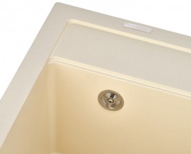 Мийка для кухні Granado Lerida 56х51 см нанограніт ivory 0404