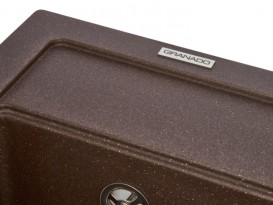 Мийка для кухні Granado Lerida 56х51 см нанограніт marron 0406