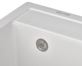 Мойка для кухни Granado Lerida 56х51 см наногранит white 0405