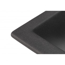 Мийка для кухні Granado Linares врізна 67,5х49,5 см нанограніт grafito 0809