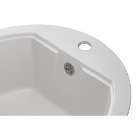 Мийка для кухні Granado Lugo 48х49,5 см нанограніт white 2805