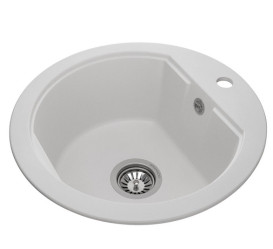 Мойка для кухни Granado Lugo 48х49,5 см наногранит white 2805