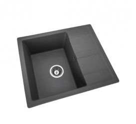 Мийка для кухні Granado Madrid врізна 58х50 см нанограніт grafito 1609