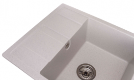 Мийка для кухні Granado Madrid врізна 58х50 см нанограніт gris 1608