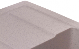 Мийка для кухні Granado Madrid врізна 58х50 см нанограніт gris 1608