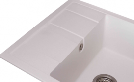 Мойка для кухни Granado Madrid врезная 58х50 см наногранит white 1605