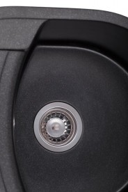 Мийка для кухні Granado Malaga врізна 61х46,5 см нанограніт black shine 0201