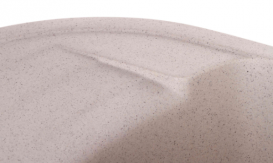 Мойка для кухни Granado Malaga врезная 61х46,5 см наногранит gris 0208