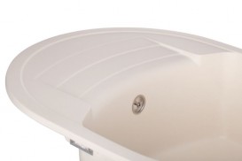 Мойка для кухни Granado Malaga врезная 61х46,5 см наногранит ivory 0204