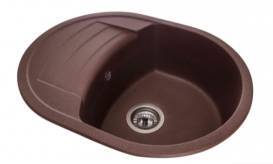 Мойка для кухни Granado Malaga врезная 61х46,5 см наногранит marron 0206