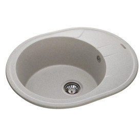 Мийка для кухні Granado Marbella 60,6х49,5 см нанограніт gris 2908