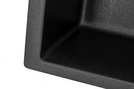 Мойка для кухни Granado Merida 49,6х48 см наногранит black shine 0301