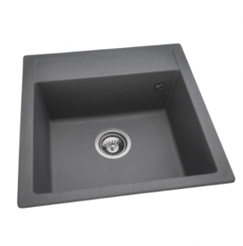 Мойка для кухни Granado Merida 49,6х48 см наногранит grafito 0309