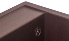 Мойка для кухни Granado Merida 49,6х48 см наногранит marron 0306