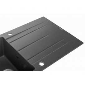 Мойка для кухни Granado Mora врезная 95,2х49,7 см наногранит grafito 2609