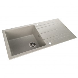 Мойка для кухни Granado Mora врезная 95,2х49,7 см наногранит gris 2608