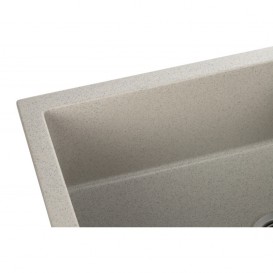 Мойка для кухни Granado Mora врезная 95,2х49,7 см наногранит gris 2608