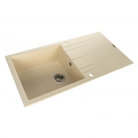 Мийка для кухні Granado Mora врізна 95,2х49,7 см нанограніт ivory 2604