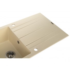 Мийка для кухні Granado Mora врізна 95,2х49,7 см нанограніт ivory 2604