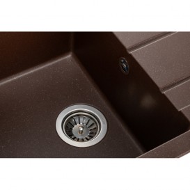 Мойка для кухни Granado Mora врезная 95,2х49,7 см наногранит marron 2606