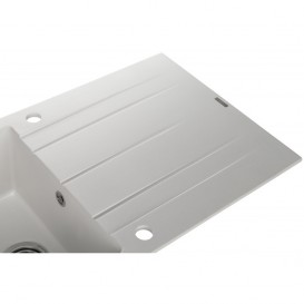 Мийка для кухні Granado Mora врізна 95,2х49,7 см нанограніт white 2605