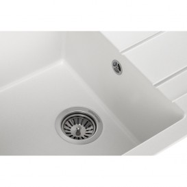 Мийка для кухні Granado Mora врізна 95,2х49,7 см нанограніт white 2605
