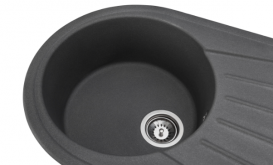 Мийка для кухні Granado Murcia врізна 78х50 см нанограніт grafito 1709