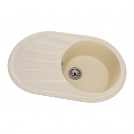 Мийка для кухні Granado Murcia врізна 78х50 см нанограніт ivory 1704