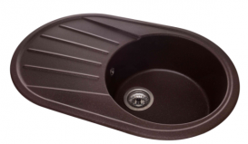 Мойка для кухни Granado Murcia врезная 78х50 см наногранит marron 1706