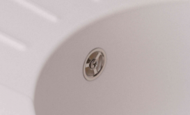 Мийка для кухні Granado Murcia врізна 78х50 см нанограніт білий 1705