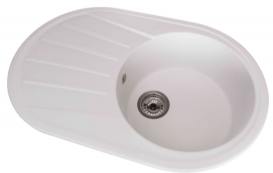 Мийка для кухні Granado Murcia врізна 78х50 см нанограніт білий 1705