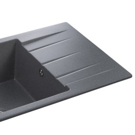 Мийка для кухні Granado Navia 77,5х49,5 см нанограніт графіт gr3809