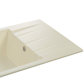 Мийка для кухні Granado Navia 77,5х49,5 см нанограніт ivory gr3804